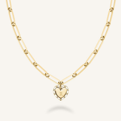 Collier Cœur Et Baguette