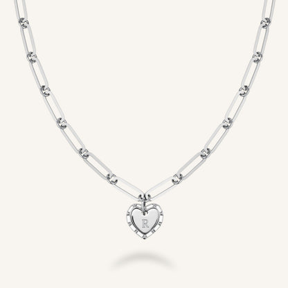 Collier Cœur Et Baguette