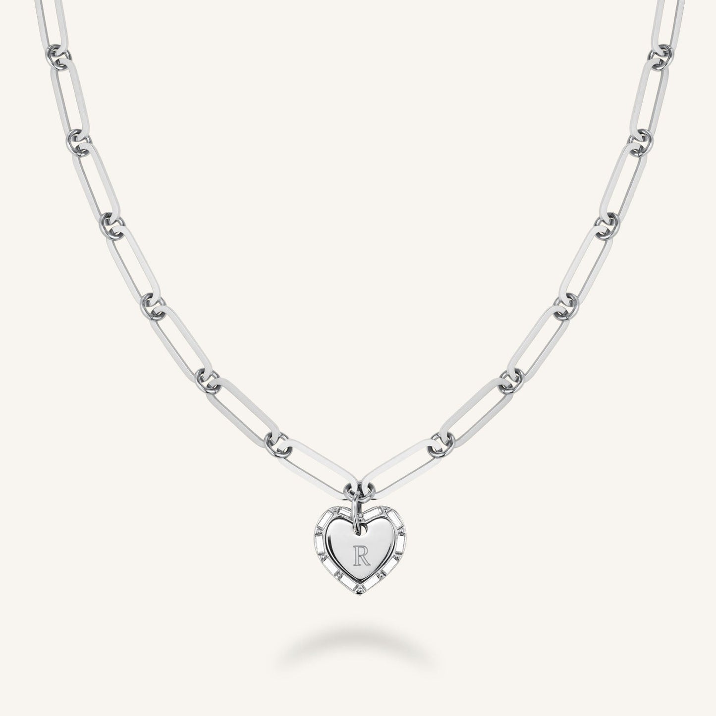 Collier Cœur Et Baguette