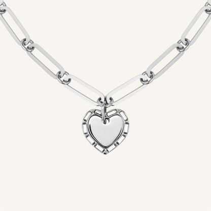 Collier Cœur Et Baguette