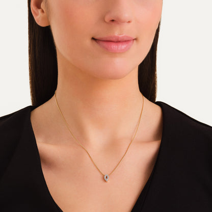 Collier lettre Q avec cristaux