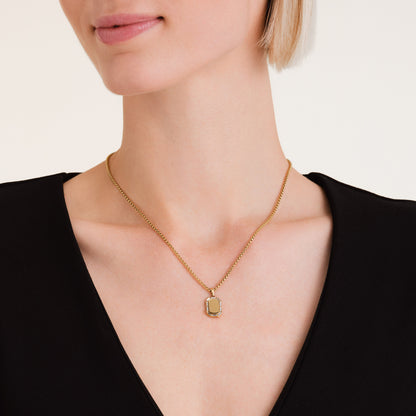 Collier Octogone Et Baguette