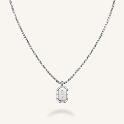 Collier Octogone Et Baguette