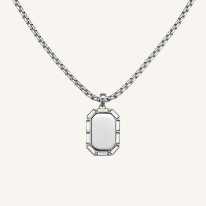 Collier Octogone Et Baguette