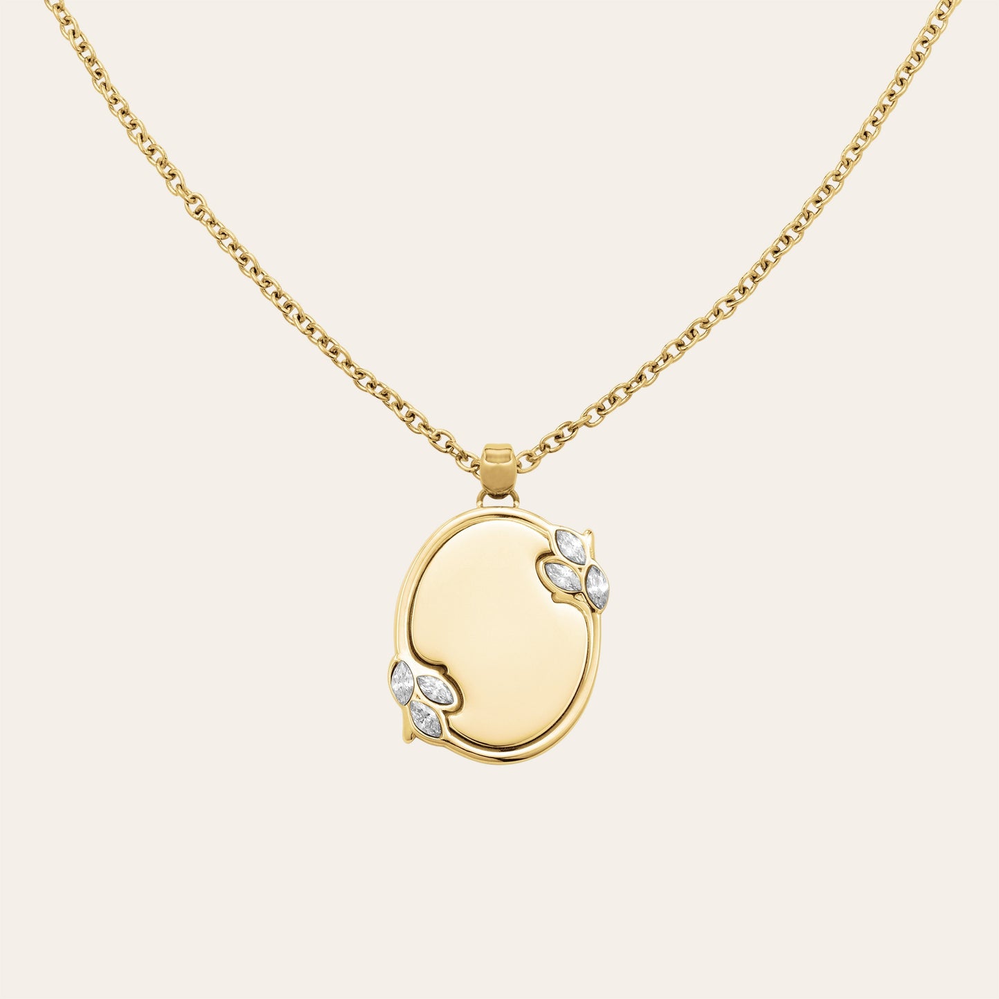 Collier Ovale Vintage