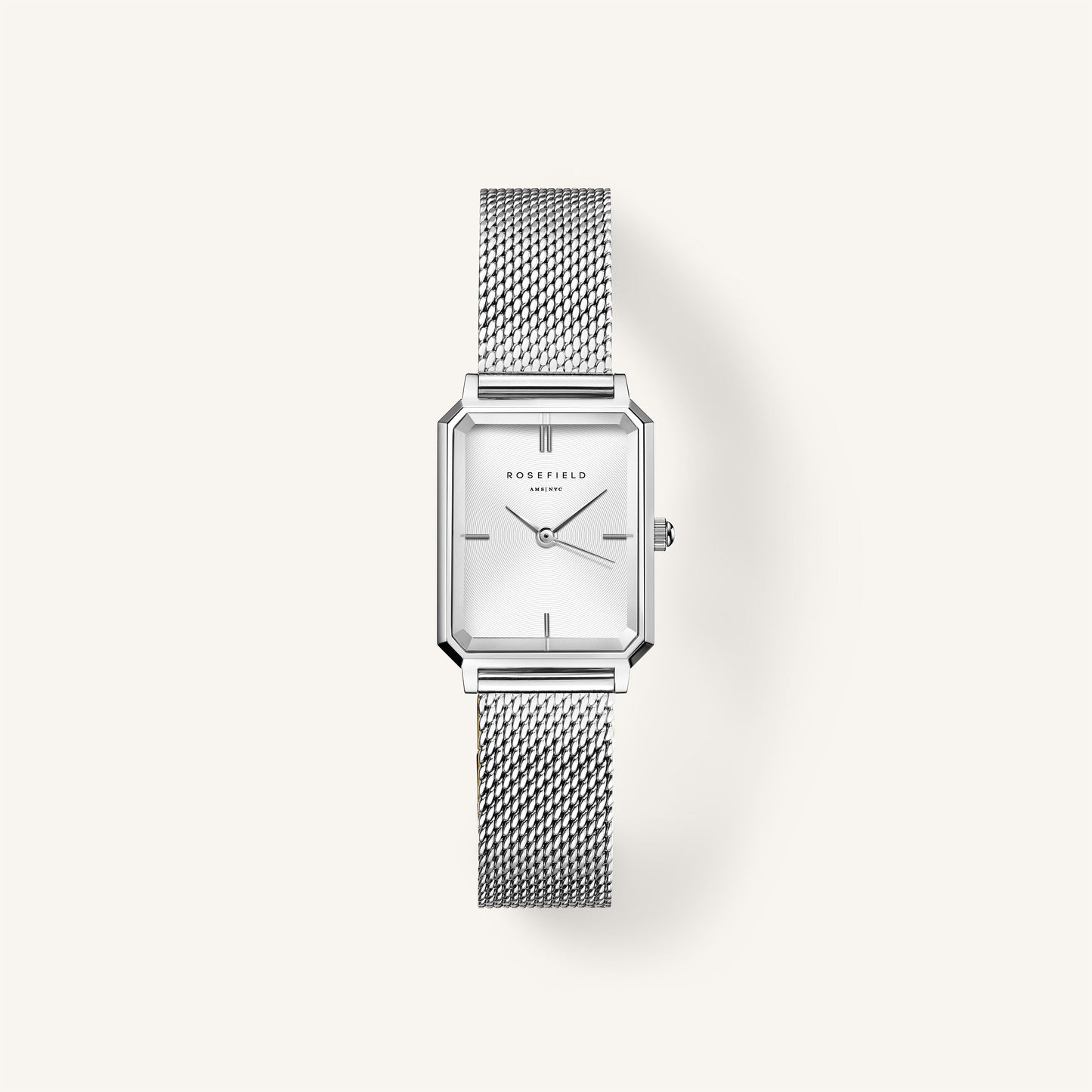 Octagon XS Maille Argent - Avec gravure