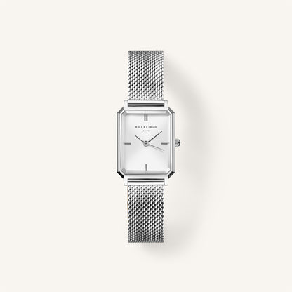 Octagon XS Maille Argent - Avec gravure