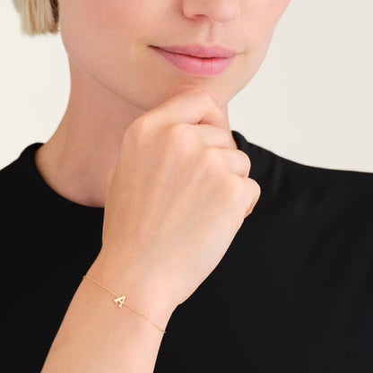 Bracelet Initiale A