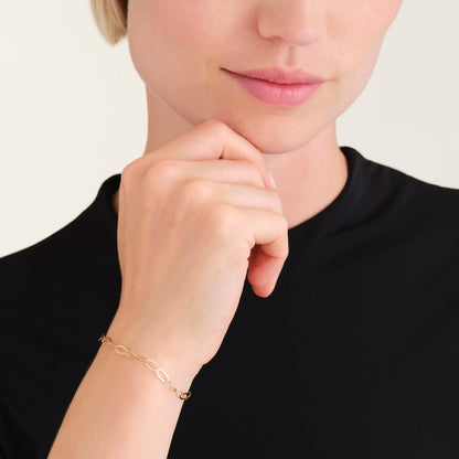 Bracelet Chaîne Ovales