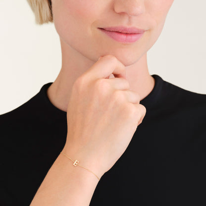 Bracelet Initiale E