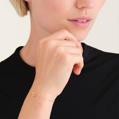 Bracelet Forme Cœur