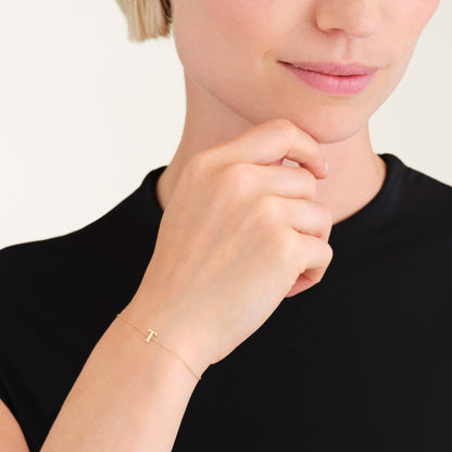 Bracelet Initiale T