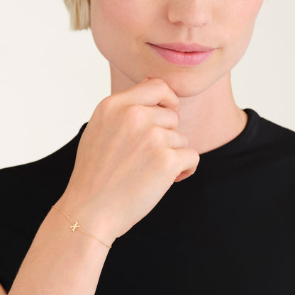 Bracelet Initiale X