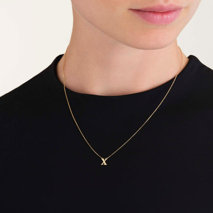 Collier Initiale X