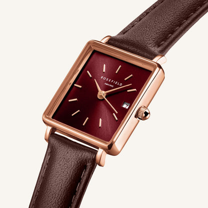 Boxy XS Cuir Marron Foncé